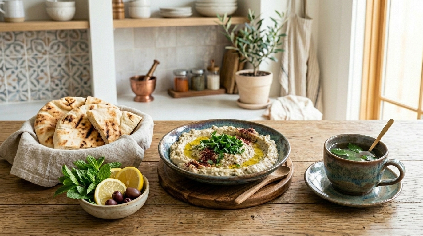 Receita Deliciosa de Babaganuche com Berinjela da Horta