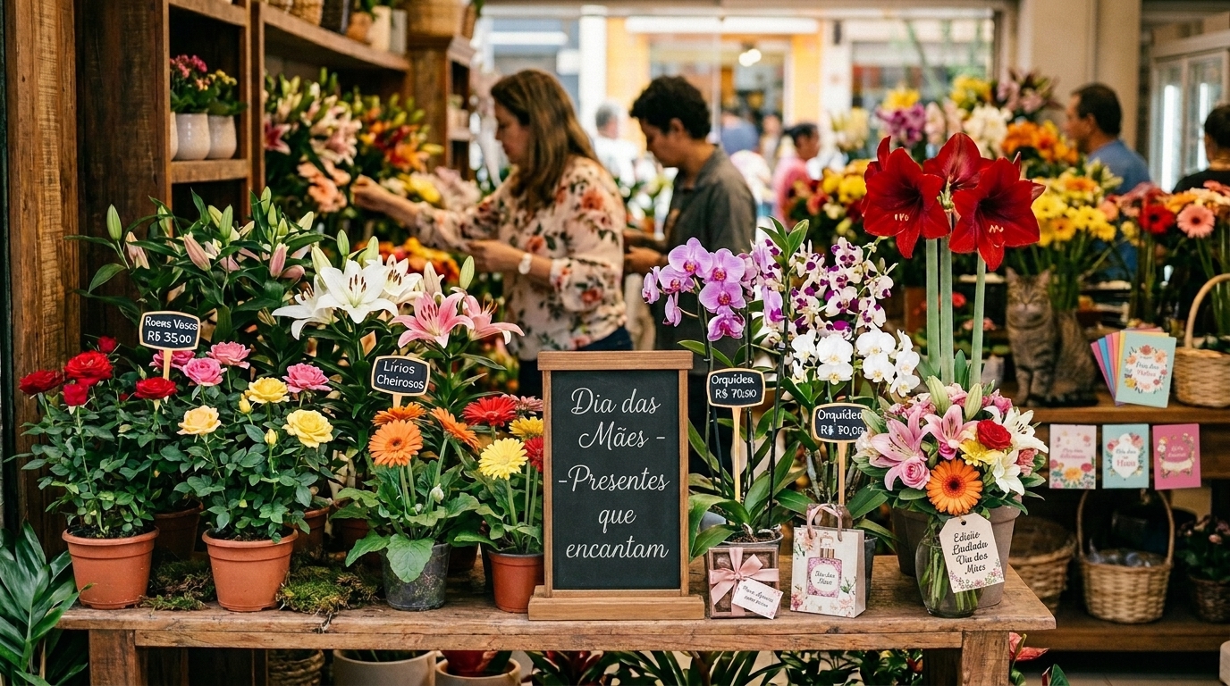 Escolha as flores certas para o Dia das Mães!