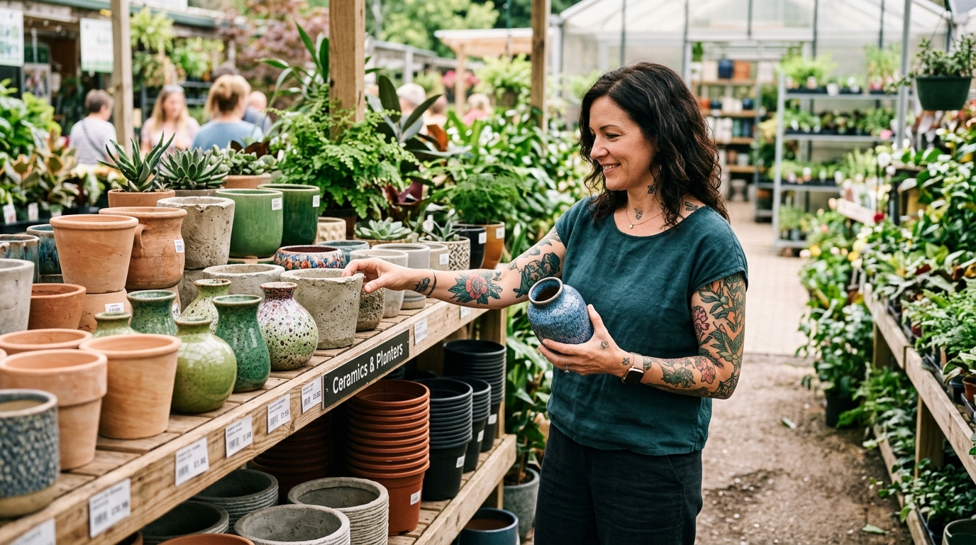 Como escolher o vaso certo para suas plantas