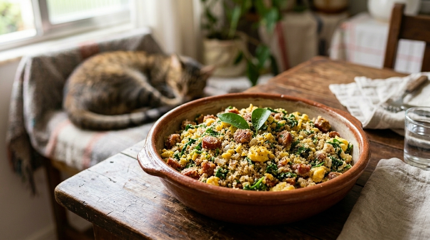 Farofa de Ora Pro Nobis: Sabor e Saúde no Seu Prato
