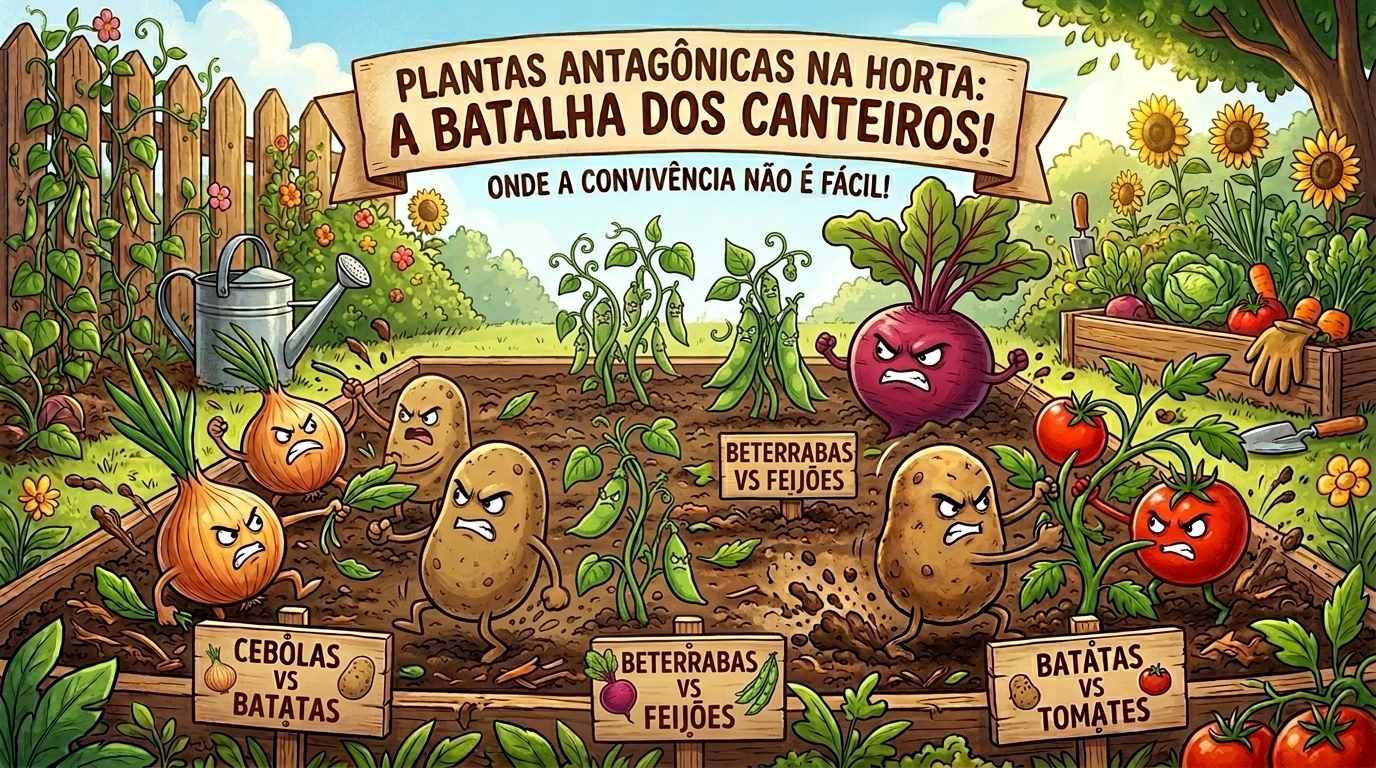Plantas Antagônicas: O Que Evitar em Sua Horta e Canteiro de Ervas