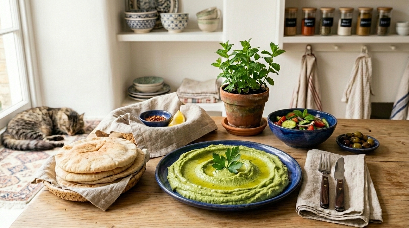Receita Deliciosa de Hummus Verde: Prática e Nutritiva