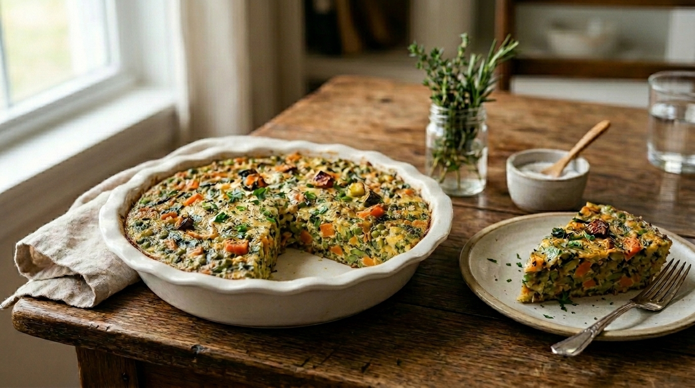 Torta Fácil de Legumes no Liquidificador
