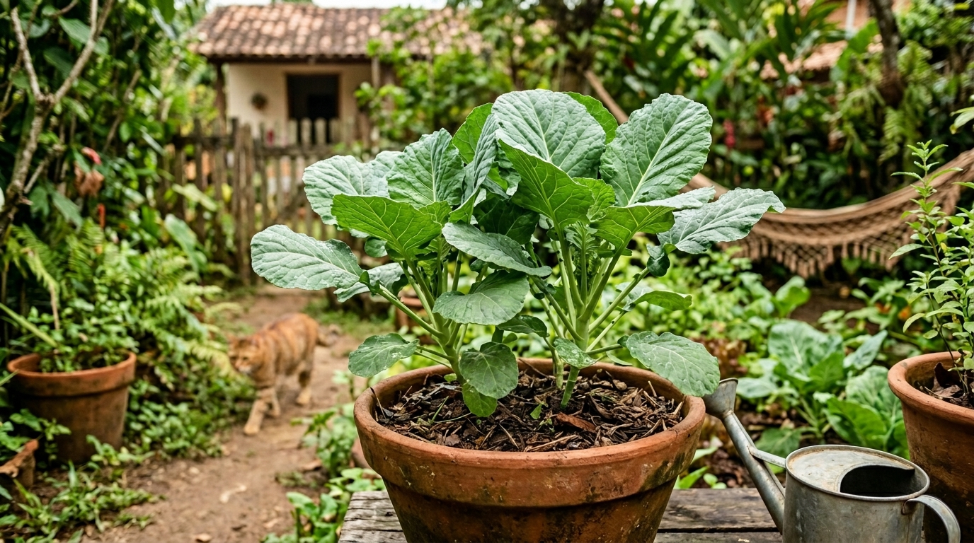 Como Cultivar Couve em Vaso: Um Guia Prático para Jardineiros Urbanos