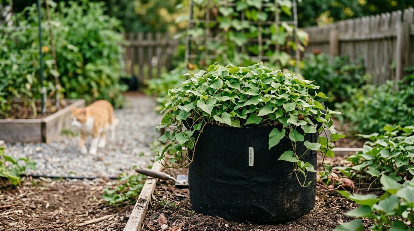 Como Cultivar Batata Doce em Sacos de Plantio