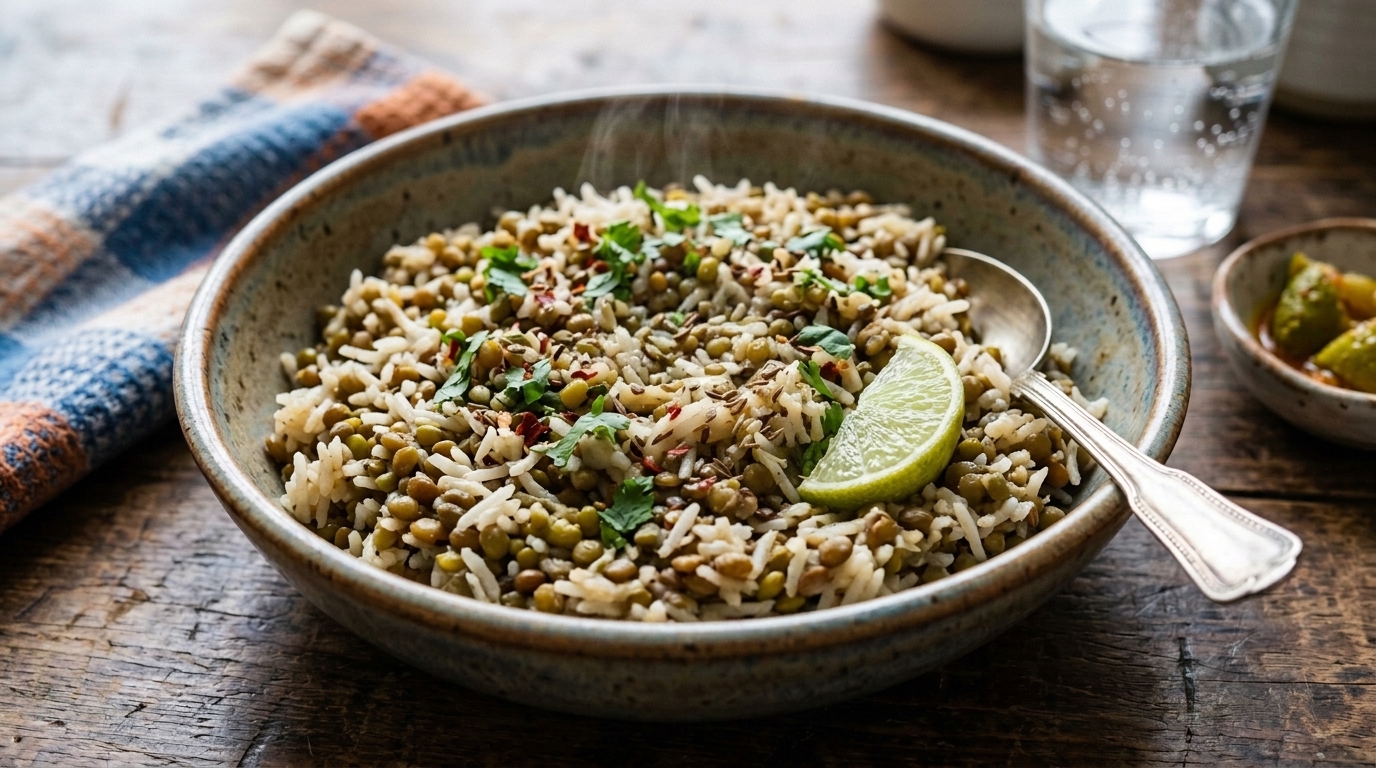 Receita Deliciosa de Arroz com Lentilha