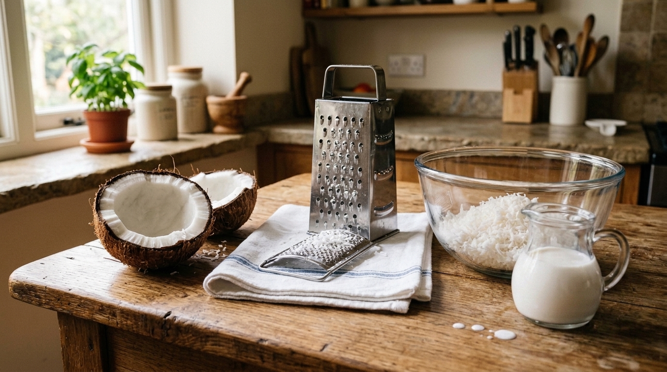 Como Fazer Leite de Coco Natural em Casa