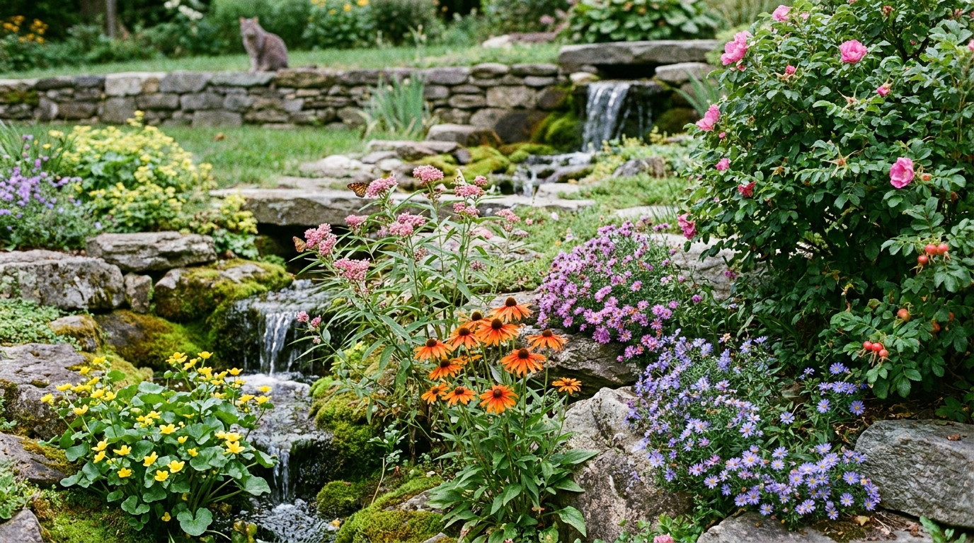 Transformando Terrenos Inclinados com Jardins de Chuva