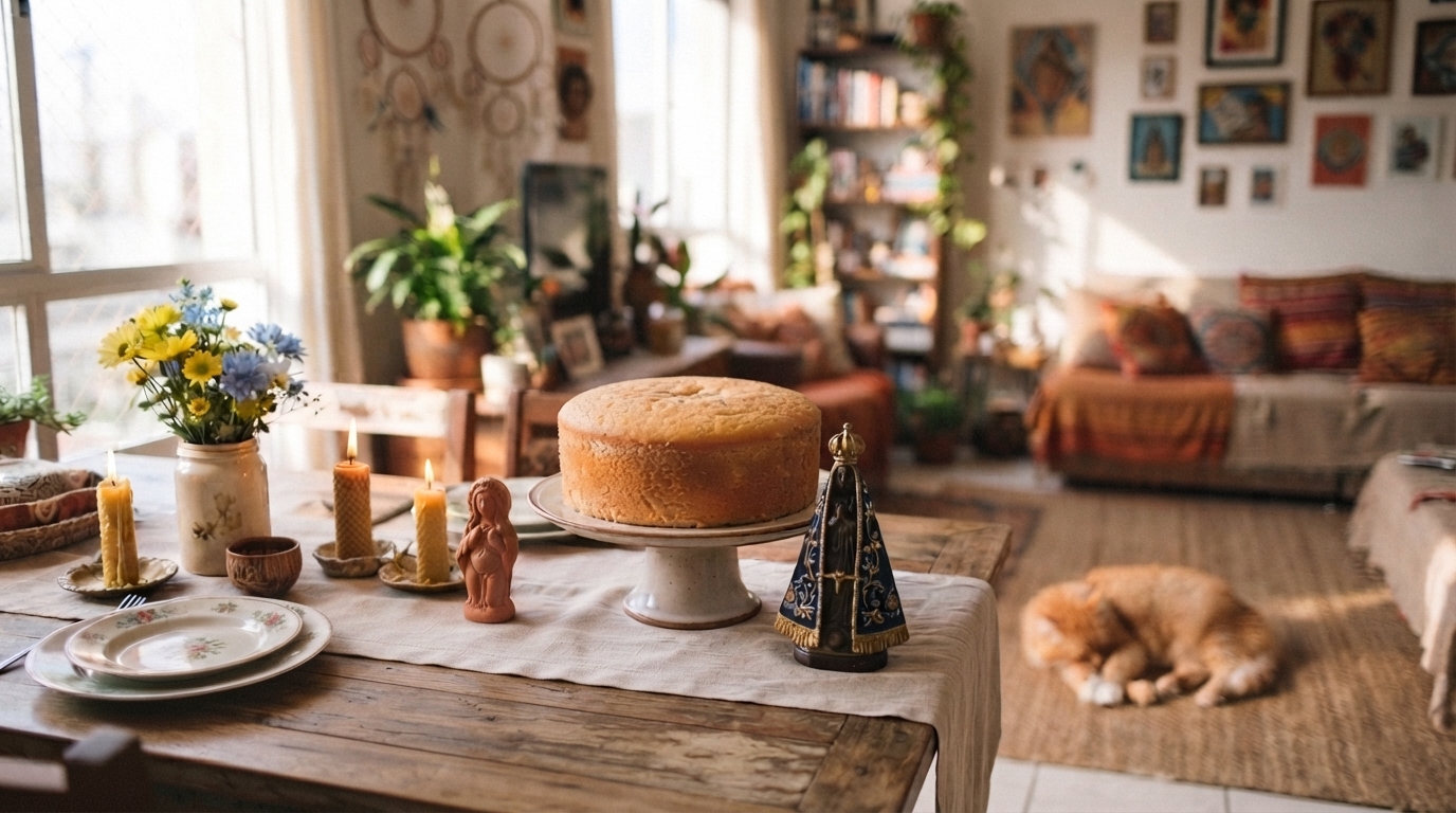 Bolo de Nossa Senhora Aparecida